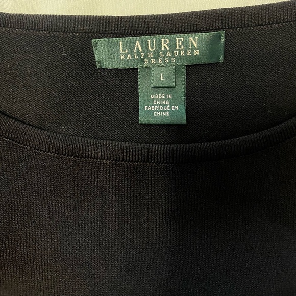 Ralph Lauren black dress- size L!!!! - Picture 3 of 5